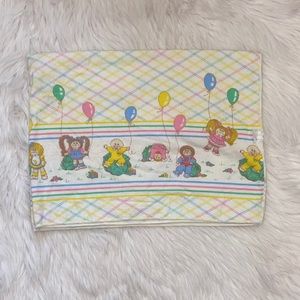 Vintage 1983 Cabbage Patch Kids Receiving Blanket